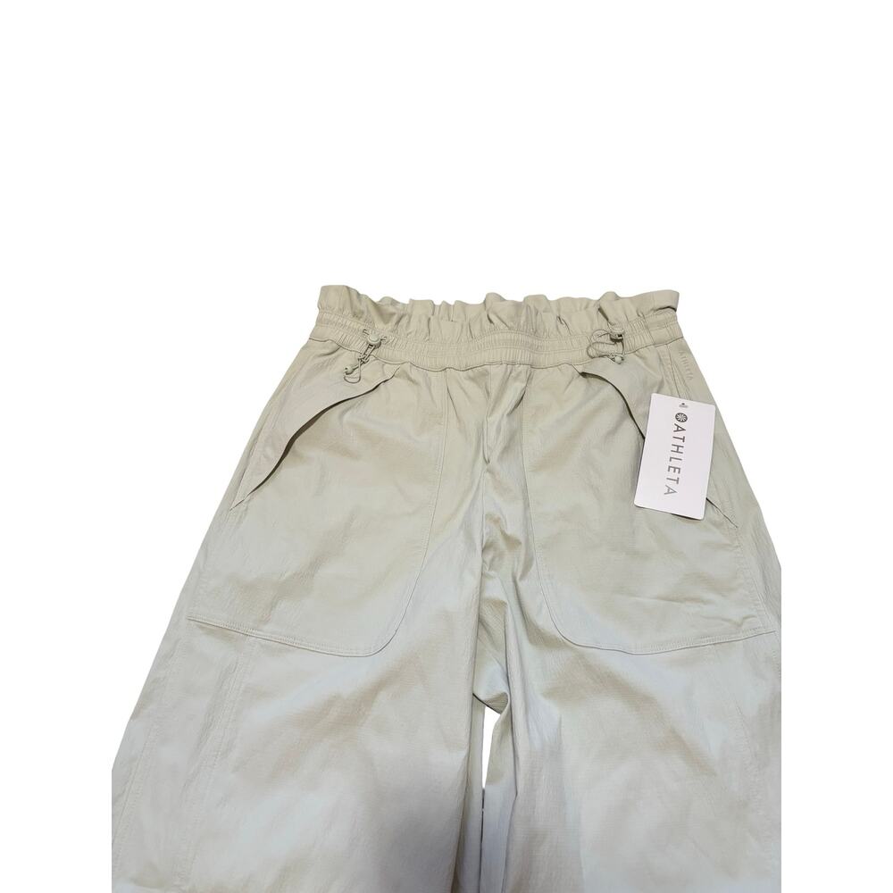 Athleta Trekkie Wide-Leg Parachute Pants | Mint Green | Size 4 | NWT - Picture 4 of 6